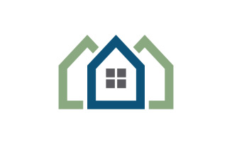 Home Property concept icon logo illustration design v.4