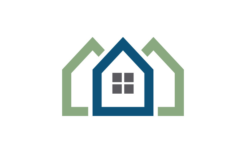 Home Property concept icon logo illustration design v.4 Logo Template