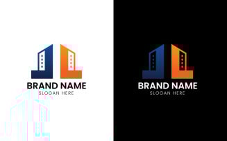 Letter L building logo-845