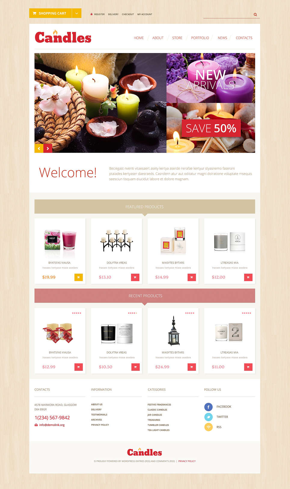 Array WooCommerce Theme New Screenshots BIG