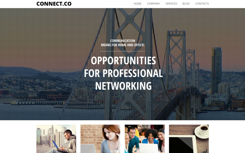 Communications WordPress Theme