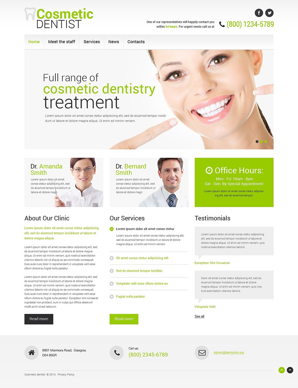 Dentistry Responsive Website Template New Screenshots BIG