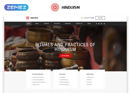 Religion Multipage HTML