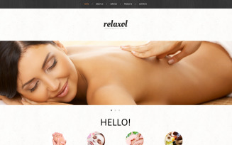 Massage Salon Responsive Website Template