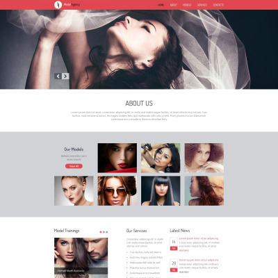 26+ Best Model Agency Website Templates