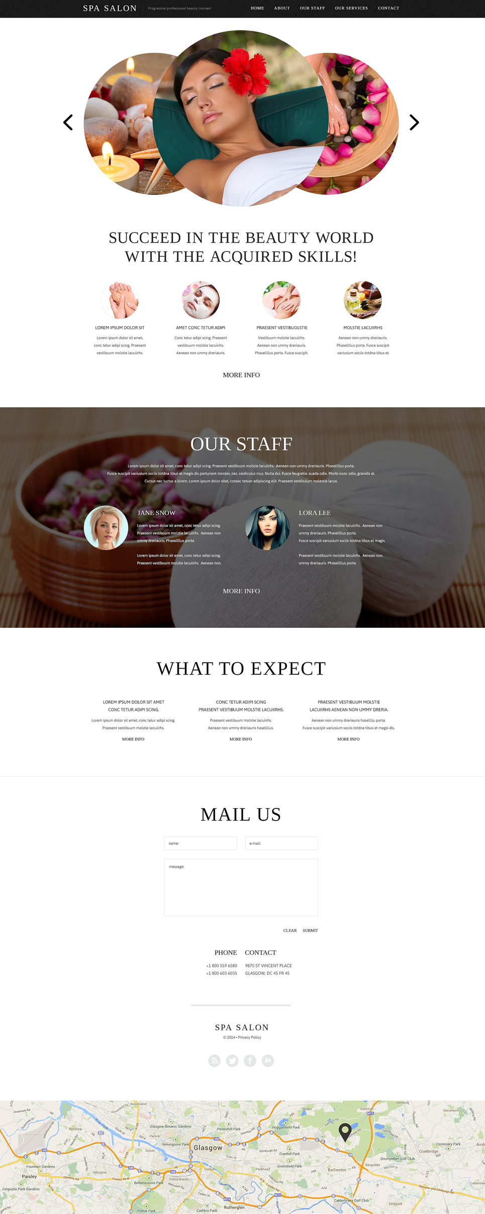 Spa Accessories Website Template New Screenshots BIG