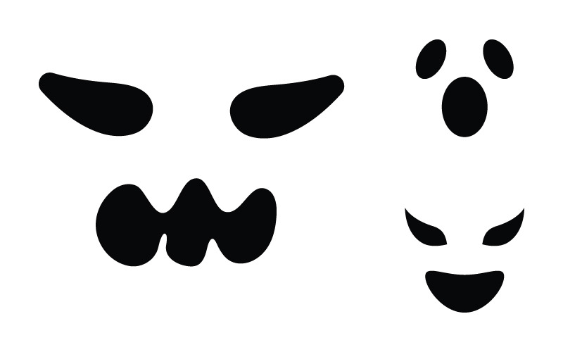 Black Cute ghost Vector icon design illustration v.17 Illustration