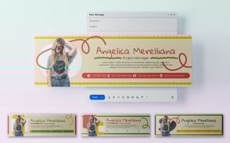 Creative Email Header Template 462