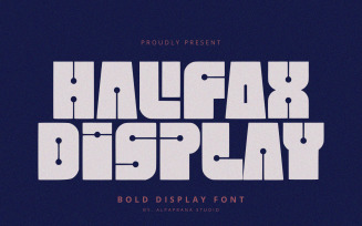 Halifax - Bold Display Font