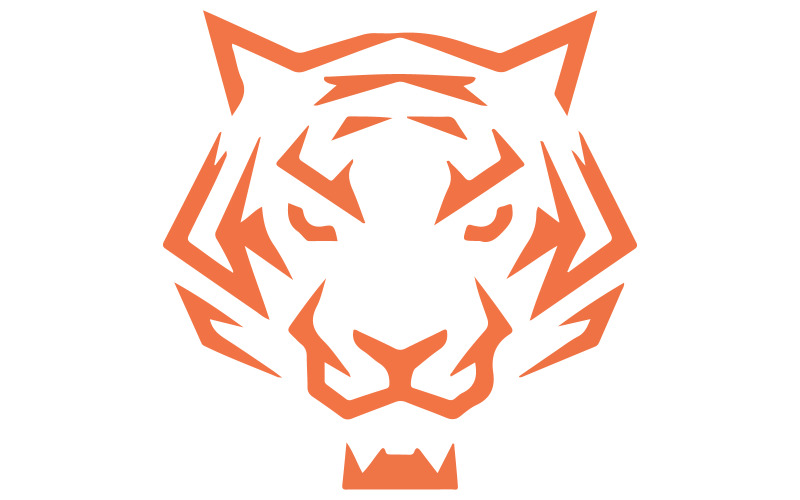 A logo of a tiger head illustration Illustration