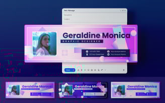 Gradient Email Header Template 387