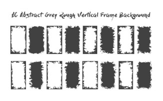 16 Abstract Grey Rough Vertical Frame Background