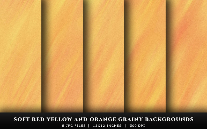 Soft Red Yellow and Orange Grainy Texture Backgrounds