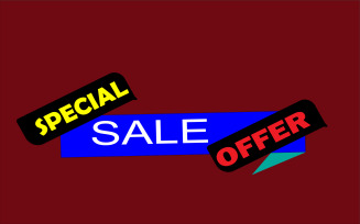 Special Sale offer Marketing Banner Tag 03