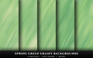 Spring Green Grainy Texture Backgrounds