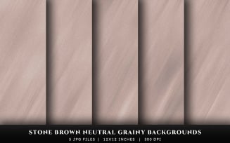 Stone Brown Neutral Grainy Texture Backgrounds