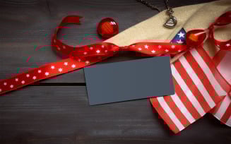 Usa blank card design, american blank card design