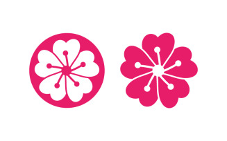 Flower Beauty icon design template illustration v.6