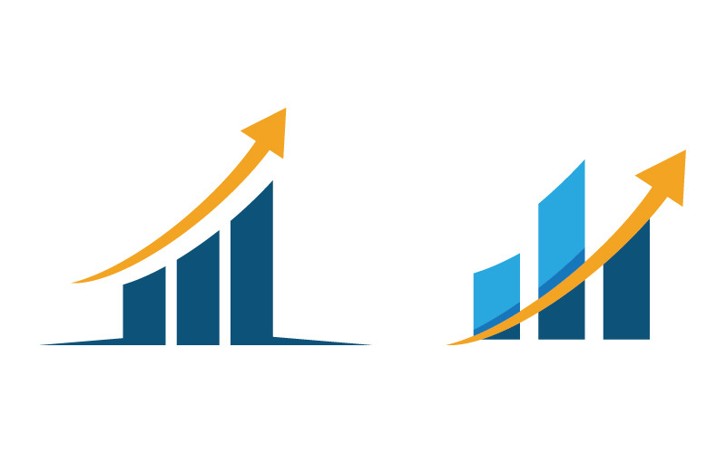 Business Finance icon logo illustration design template v.4 Logo Template