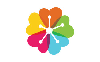 Flower Beauty icon design template illustration v.1