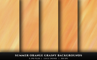 Summer Orange Grainy Texture Backgrounds