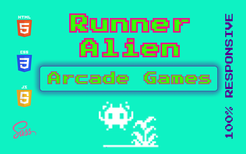 Alien Runner – A Fast & Thrilling HTML5 Customizable Game HTML5 Game