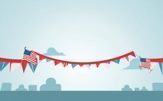 American festival design, usa blank festival design