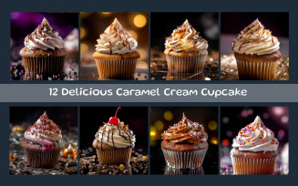 Delicious Caramel Cream Cupcakes