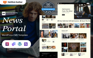 Historical Society - Ultimate News And Magazine WordPress Elementor Theme