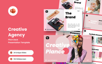 Creative Agency Pitch Deck – Sleek and Impactful PowerPoint