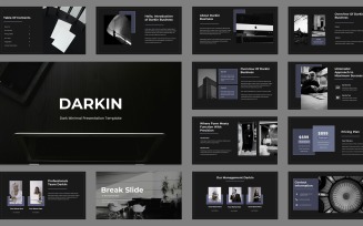 Darkin - Business Dark Theme PowerPoint