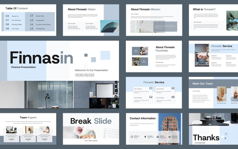 Finnasin - Finance Presentation Google Slides
