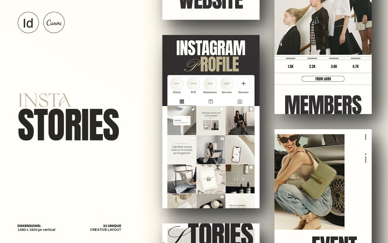 HUGE | Coach Social Media Kit Stories Template