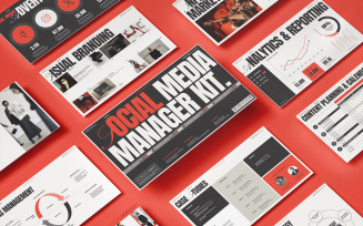 HUGE | Social Media Manager's Kit Google Slides Template
