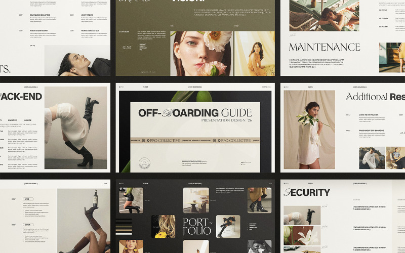 X-PRO | Off-Boarding Guide Google Slides Template