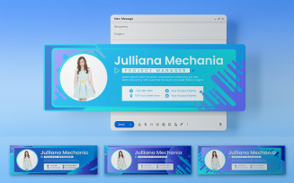 Gradient Email Header Template 084