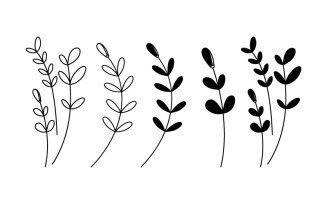 Beauty nature florist vector icon logo design template v.1