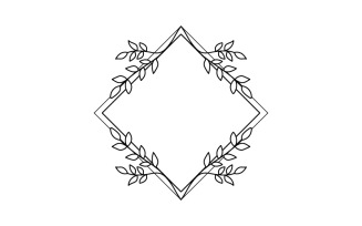 Beauty nature florist vector icon logo design template v.8