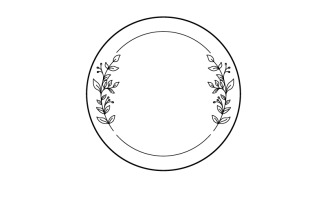 Beauty nature florist vector icon logo design template v.9