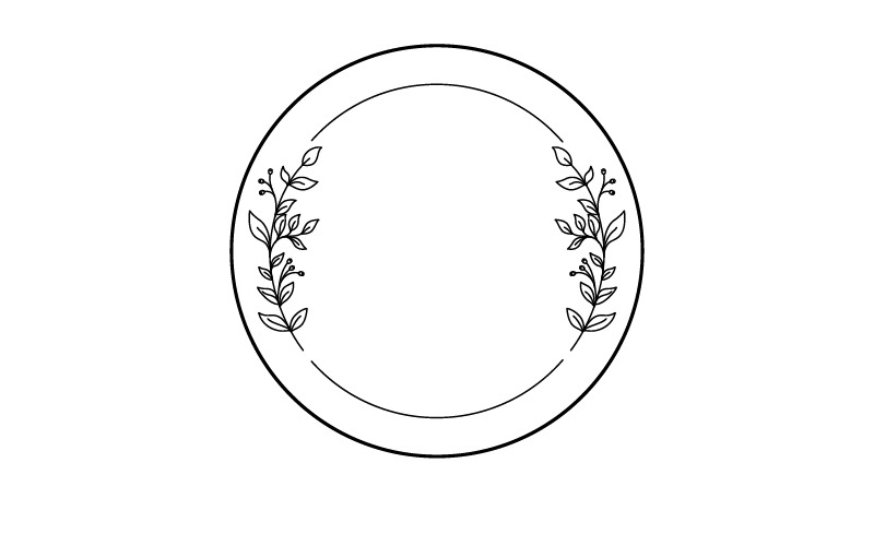 Beauty nature florist vector icon logo design template v.9 Illustration