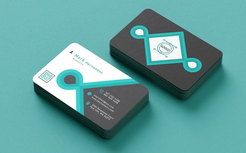 Professional Business Card Template – Modern & Print-Ready Design Corporate Identity