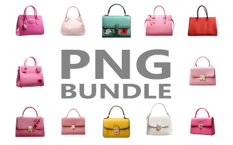 Women's bag png bundle design