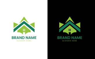 Rooftop home logo template-859