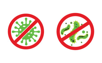 Virus pandemic medical vector illustration template v.2