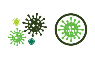 Virus pandemic medical vector illustration template v.5