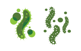 Virus pandemic medical vector illustration template v.6