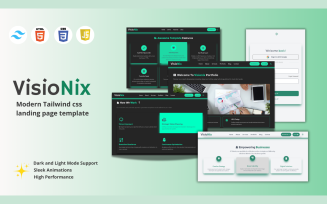 Visionix - Agency and Business Services Multipurpose Modern Website Template