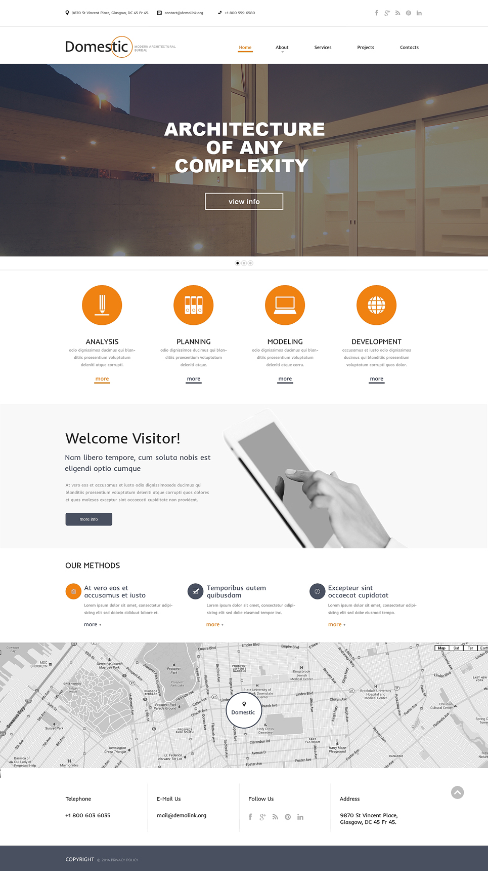 Construction Company Responsive Website Template New Screenshots BIG