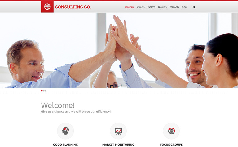 Consulting Responsive Website Theme Big Screenshot Consulting Responsive Website Template New Screenshots BIG