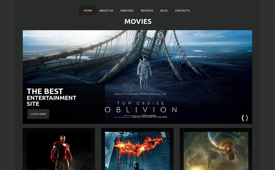 Movie Responsive WordPress Theme 50500